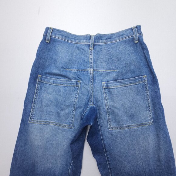 Nili Lotan Blue Flare & Wide Leg Jeans - Picture 13 of 14